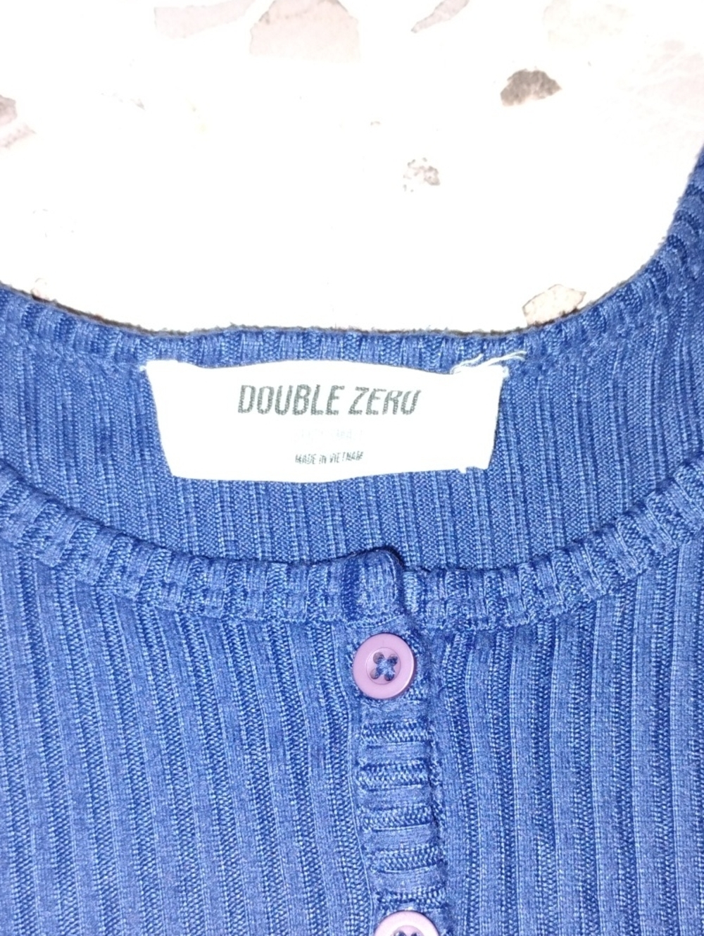 Double Zero Ribbed Short Pajama Set - Picture 3 of 6